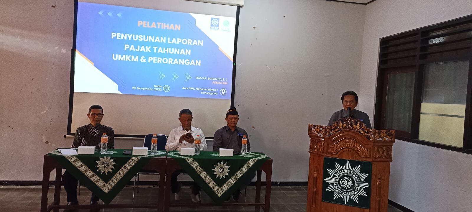 Pelatihan Pemahaman Perpajakan bagi UMKM dan Individu: Sukses Digelar oleh MEBP PDM Temanggung dan JSM muhammadiyahtemanggung.com