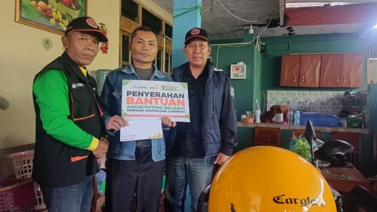 Bantuan Kemanusiaan Lazismu Temanggung Sambut Penyintas Angin Puting Beliung di Gembyang Candiroto