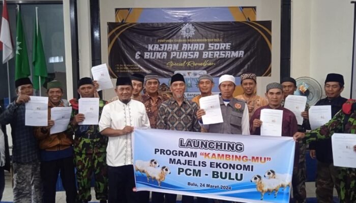 PCM Bulu Luncurkan Program ‘Kambing-Mu’ untuk Pemberdayaan Ekonomi Jamaah