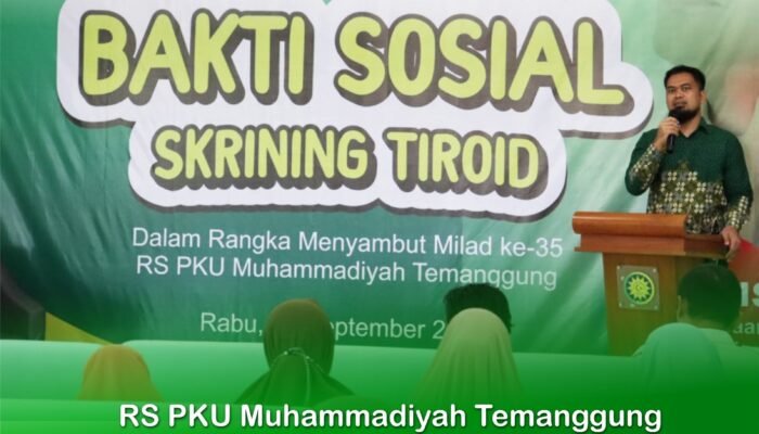 RS PKU Muhammadiyah Temanggung Gelar Bakti Sosial Skrining Tiroid Gratis