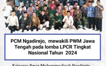 PCM Ngadirejo Mewakili PWM Jateng Melaju Ke Lomba LPCR Tingkat Nasional