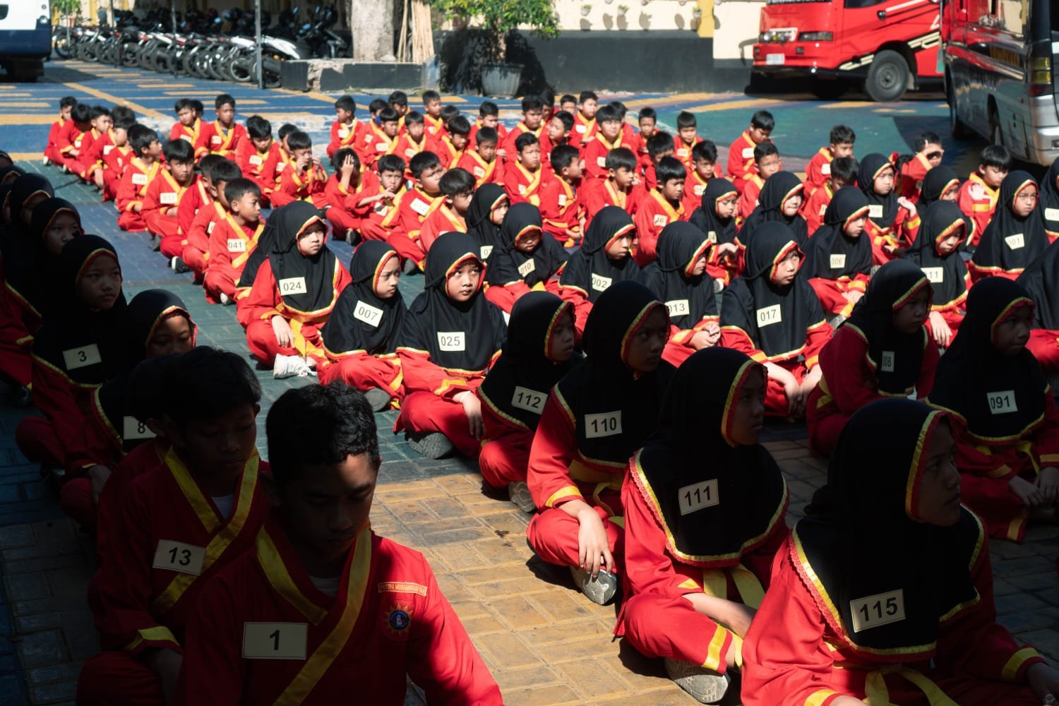 Ujian Kenaikan Tingkat Tapak Suci Putra Muhammadiyah SD Muhammadiyah Parakan