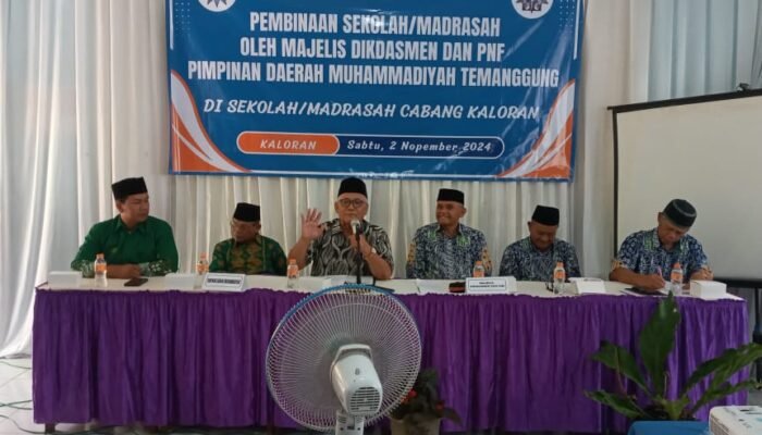 MAJELIS DIKDASMEN DAN PNF GELAR PEMBINAAN SEKOLAH/MADRASAH