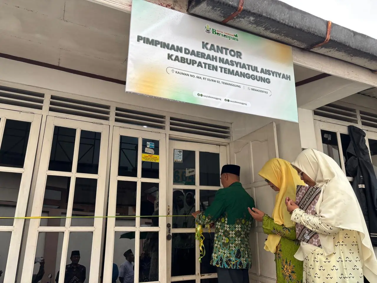 Nasyiatul Aisyiyah Temanggung Resmikan Kantor Baru, Semangat Dakwah Tak Surut Meski Diguyur Hujan