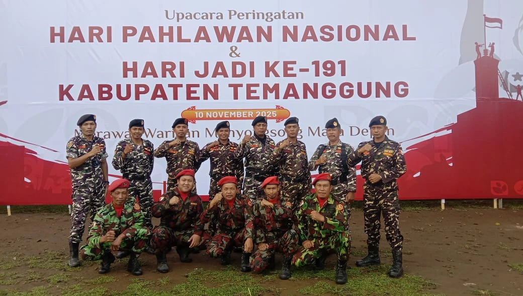 Menyerap Spirit Pahlawan dan Visi Lokal: KOKAM Kandangan Hadiri Upacara Hari Jadi ke-191 Temanggung
