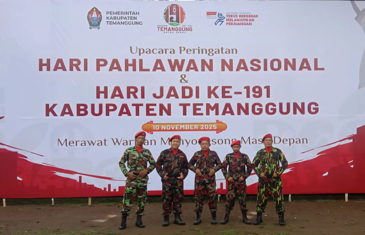 Menyerap Spirit Pahlawan dan Visi Lokal: KOKAM Kandangan Hadiri Upacara Hari Jadi ke-191 Temanggung