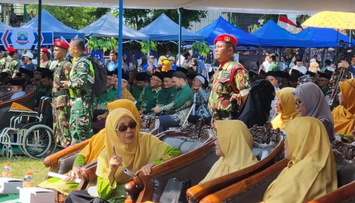 Semangat Menggembirakan: KOKAM PCPM Kandangan Totalitas Kawal Puncak Resepsi Milad Muhammadiyah ke-113 di Temanggung