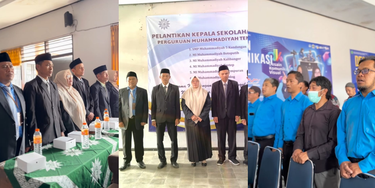Momentum Kebangkitan Pendidikan: PDM Temanggung Lantik Kepala Sekolah dan Madrasah Baru, SMP Muhammadiyah 5 Kandangan Siap Melaju