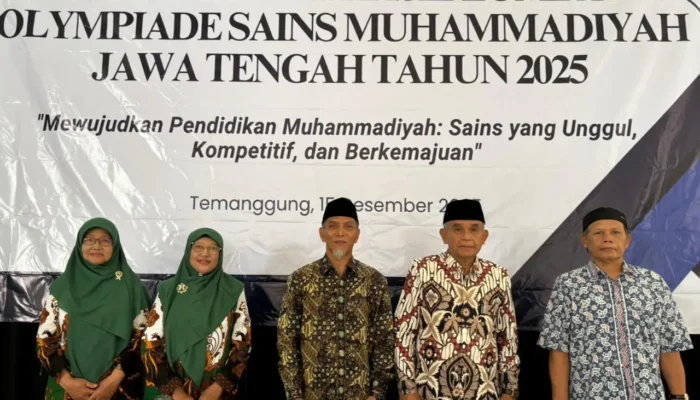 Penyerahan Hasil Olimpiade Sains Muhammadiyah Jawa Tengah 2025, Dorong Lahirnya Generasi Unggul dan Berkarakter