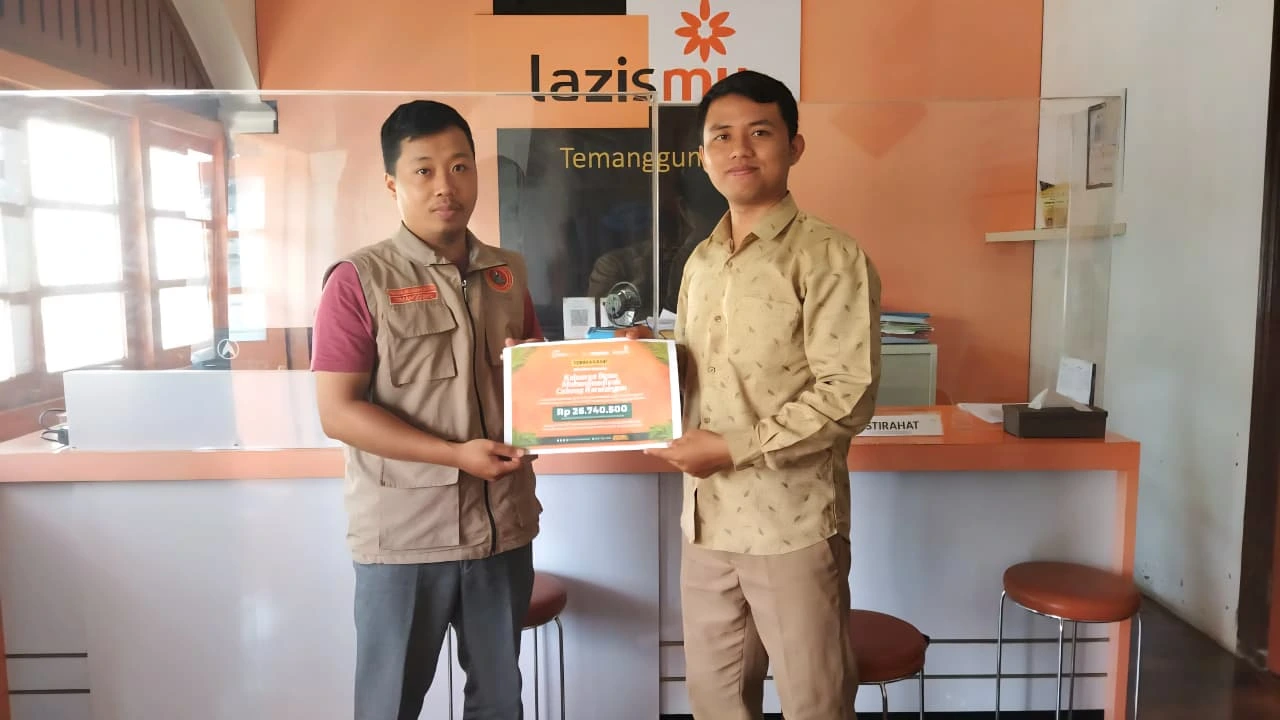 AMM dan PCM Kandangan Himpun Rp 26,7 Juta untuk Kemanusiaan, Disalurkan Melalui Lazismu Temanggung