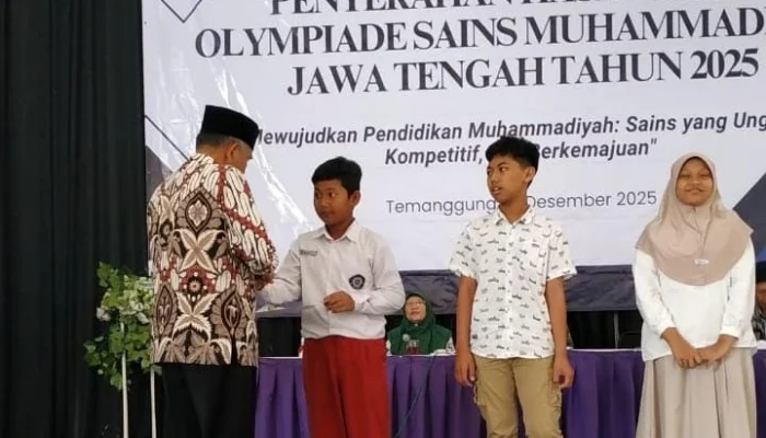 Torehan Emas dan Perak: Siswa MI Muhammadiyah Baledu Bersinar di Olimpiade Sains Muhammadiyah 2025 Tingkat Kabupaten Temanggung