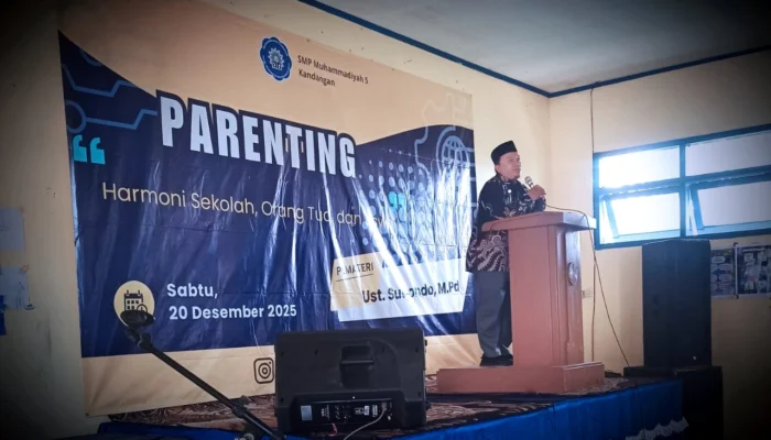 Perkuat Sinergi Pendidikan, SMP Muhammadiyah 5 Kandangan Sukses Gelar Parenting dan Pembagian Hasil Belajar Semester Gasal