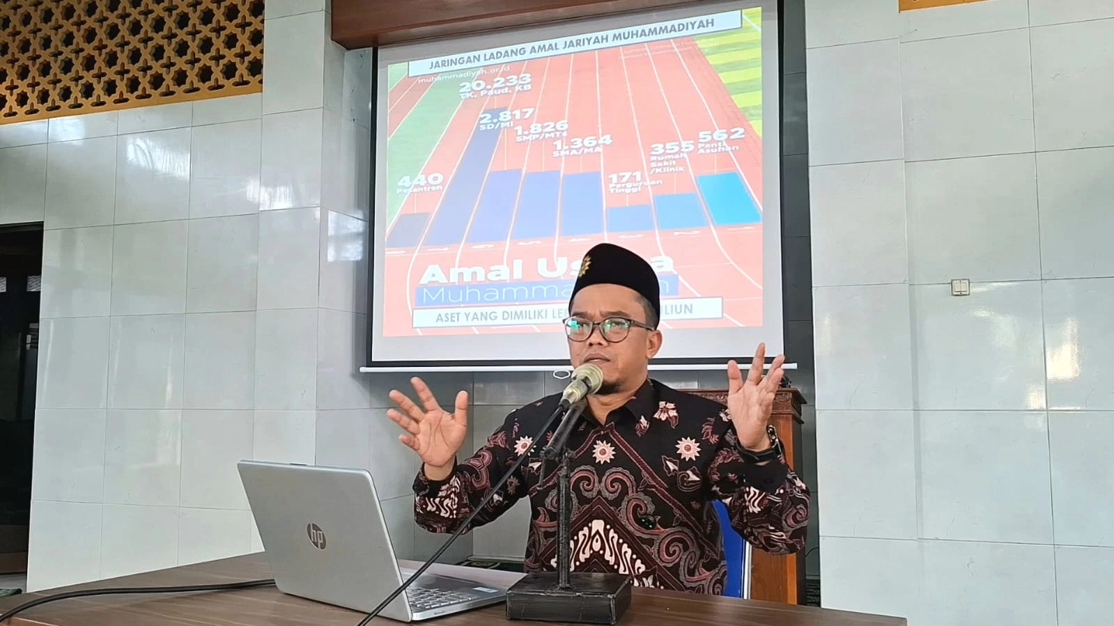 Menguak Rahasia 113 Tahun Kekuatan Muhammadiyah: PCM Kandangan Gelar Kajian Rutin dan Galang Dana Bencana
