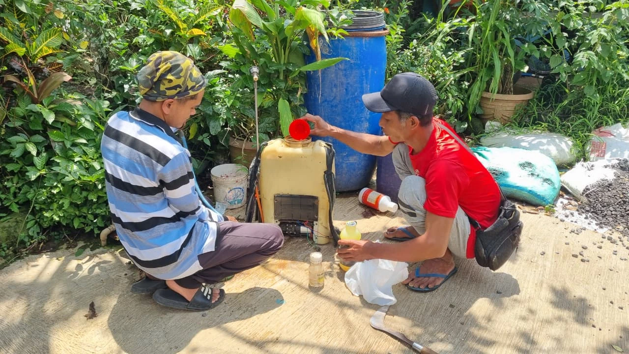 Wujudkan Kemandirian Organisasi, PCPM dan KOKAM Kandangan Adakan Persiapan Lahan Program Pertanian Produktif