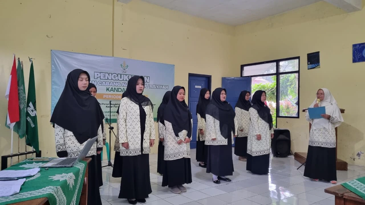 PCNA Kandangan Resmi Dilantik: Mengusung Semangat Optimalisasi Kader Perempuan Berkemajuan