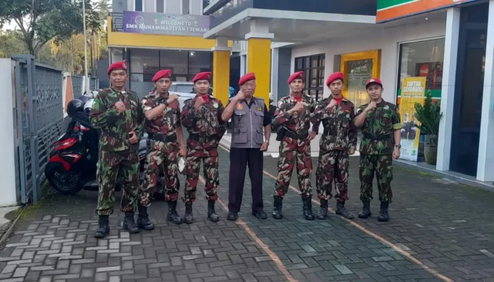 KOKAM Cabang Temanggung Jadi Garda Terdepan Pengamanan Kajian Ahad Pagi di Bulan Ramadhan