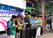 Jamaah Haji Kloter 19 Kabupaten Temanggung Resmi Diberangkatkan ke Embarkasi Yogyakarta