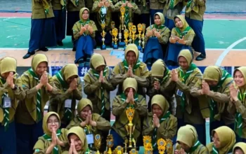 Regu Putri MA Almatera Sabet Juara Umum 1 Sapa Hizbul Wathan Se-Jateng DIY di UNIMMA Magelang