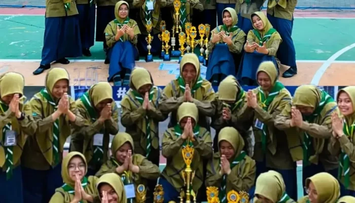 Regu Putri MA Almatera Sabet Juara Umum 1 Sapa Hizbul Wathan Se-Jateng DIY di UNIMMA Magelang