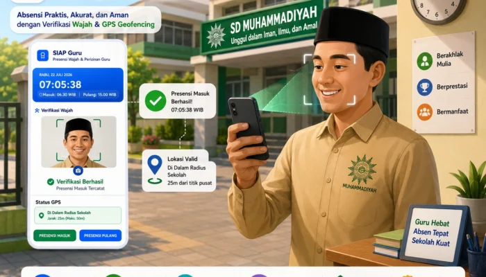 Inovasi Teknologi Pendidikan: PCPM Kandangan dan Bidang Pendidikan & Kader Luncurkan “SIAP Guru” sebagai Solusi Presensi Digital untuk Sekolah Muhammadiyah