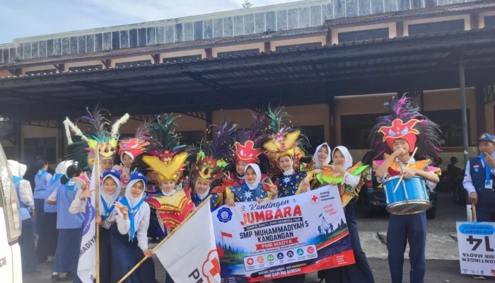 Semarak Kontingen SMP Muhammadiyah 5 Kandangan Tampil Memukau di Ajang Jumbara PMR di SMPN 2 Temanggung