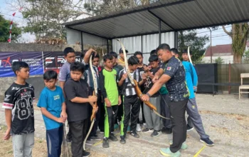 Asah Fisik dan Mental, Pontren Almatera Resmi Buka Ekstrakurikuler Panahan Perdana