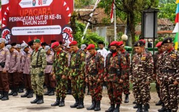 KOKAM Kedu Meriahkan Upacara HUT ke-81 RI, Kobarkan Semangat Kedaulatan dan Persatuan