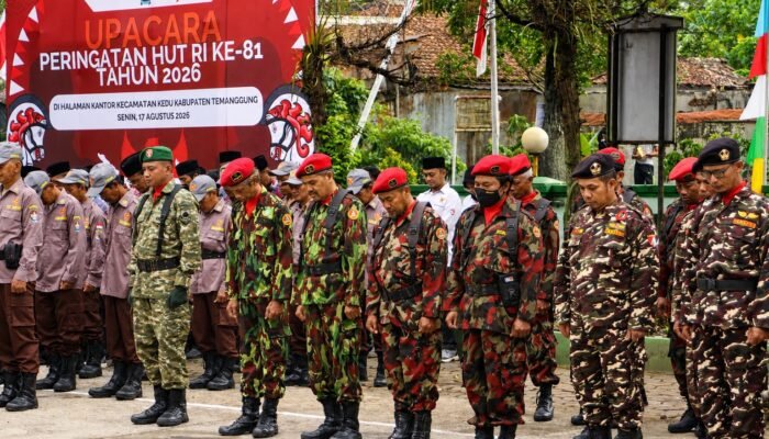 KOKAM Kedu Meriahkan Upacara HUT ke-81 RI, Kobarkan Semangat Kedaulatan dan Persatuan