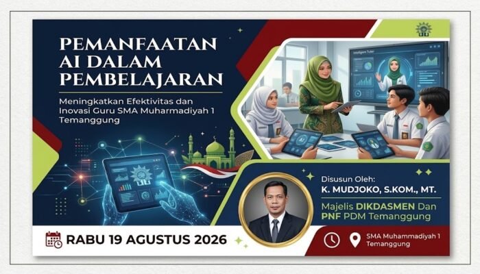 Manfaatkan AI untuk Pembelajaran, Guru SMA Muhammadiyah 1 Temanggung Didorong Tingkatkan Inovasi Digital