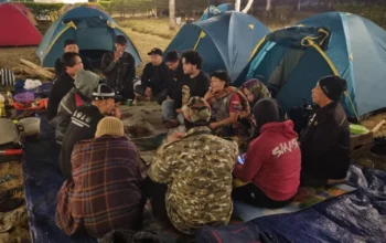 Pererat Sinergi Dakwah, PCPM Kandangan Gelar "Qiyamul Hill" di Embung Kledung Temanggung