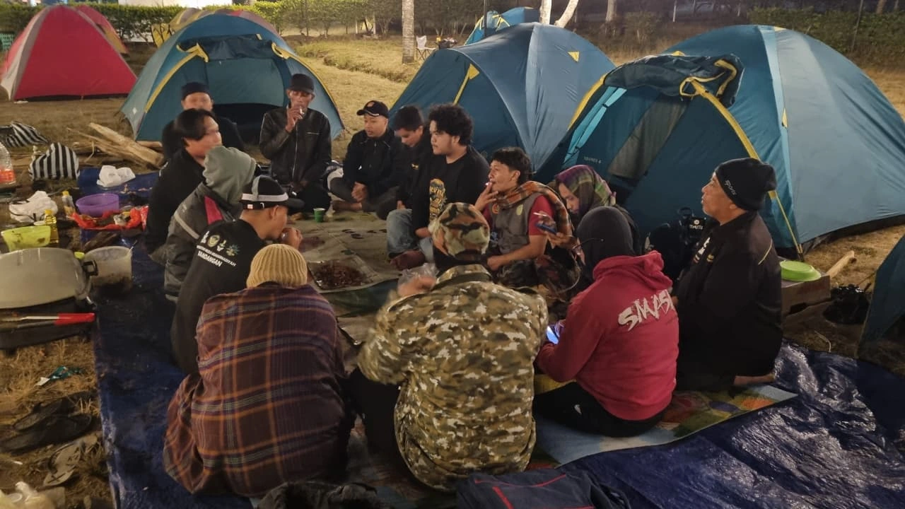 Pererat Sinergi Dakwah, PCPM Kandangan Gelar "Qiyamul Hill" di Embung Kledung Temanggung