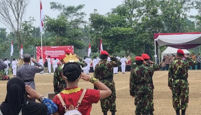 KOKAM Kandangan Ikut Serta Semarakkan Upacara Bendera HUT ke-81 RI, Wujud Nyata Jiwa Nasionalisme dan Bela Negara