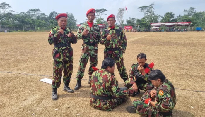 KOKAM Kandangan Ikut Serta Semarakkan Upacara Bendera HUT ke-81 RI, Wujud Nyata Jiwa Nasionalisme dan Bela Negara