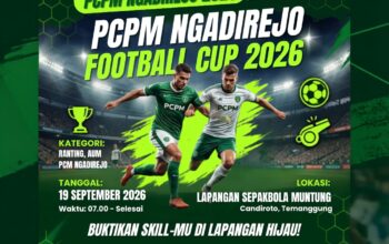PCPM Ngadirejo Gelar Turnamen Mini Soccer PCPM Ngadirejo Football Cup 2026, Pererat Silaturahmi dan Sportivitas