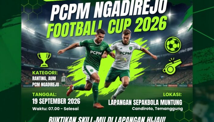 PCPM Ngadirejo Gelar Turnamen Mini Soccer PCPM Ngadirejo Football Cup 2026, Pererat Silaturahmi dan Sportivitas
