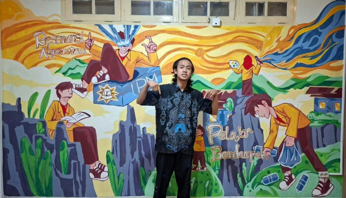 Sambut Milad IPM ke-65, PD IPM Temanggung Hadirkan Mural “Migunani di Era Digital” di Kantor PP IPM