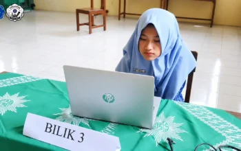 Songsong Regenerasi Kepemimpinan, Siswa SMP Muhammadiyah 5 Kandangan Gelar E-Voting Pemilihan Formatur IPM 2026/2027
