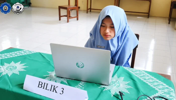Songsong Regenerasi Kepemimpinan, Siswa SMP Muhammadiyah 5 Kandangan Gelar E-Voting Pemilihan Formatur IPM 2026/2027