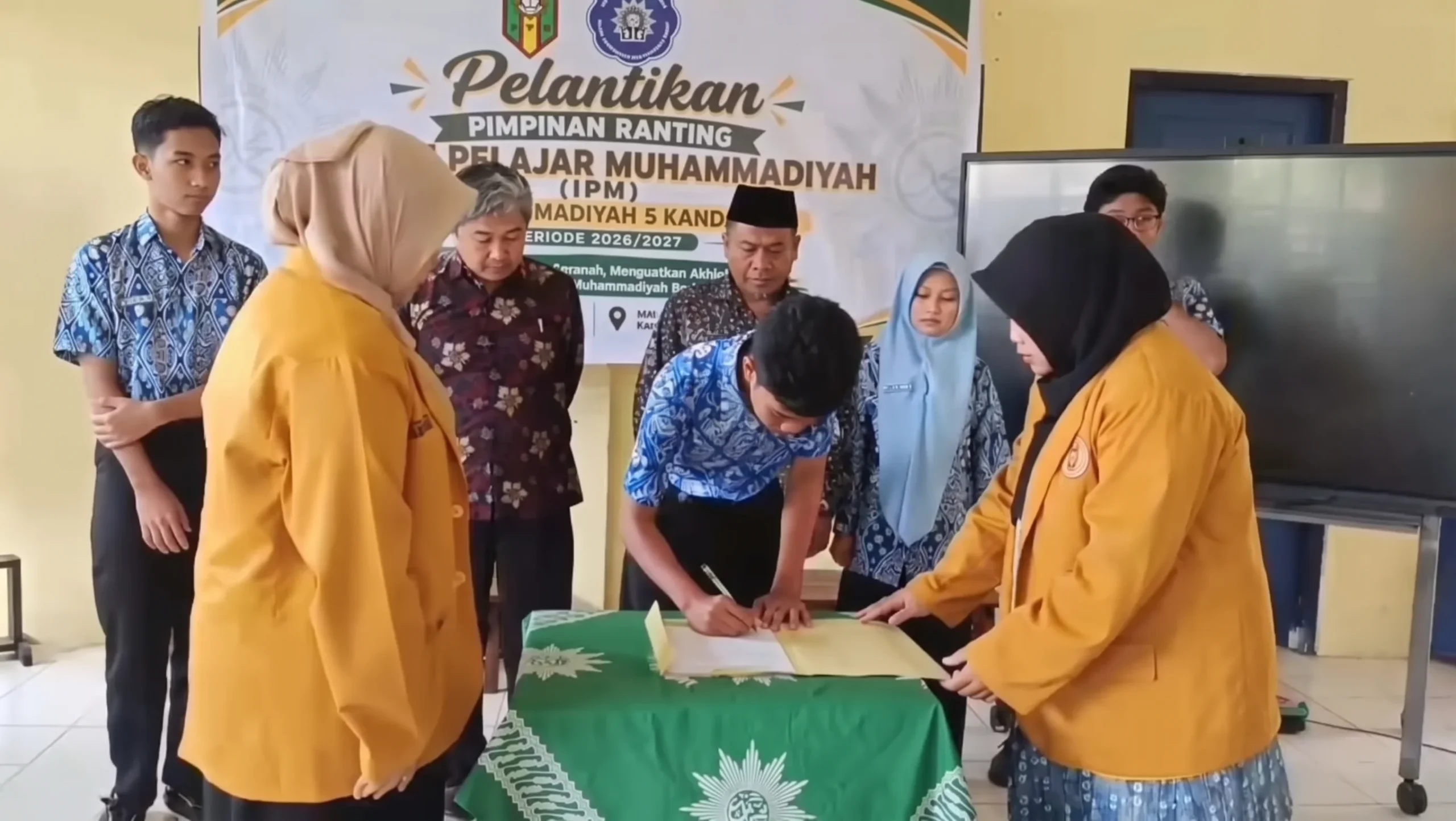 Kukuhkan Pengurus Baru Periode 2026/2027, PR IPM SMP Muhammadiyah 5 Kandangan Siap Cetak Pelajar Berakhlak dan Berkemajuan